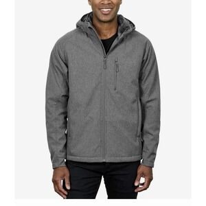 Kirkland Signature Sherpa Lined Softshell Detachable Hood Jacket Large NWT